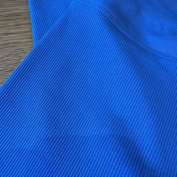 Spiritual Gangster Vibrant Blue Ribbed Legging Interior Grip / small - Picture 5 of 7